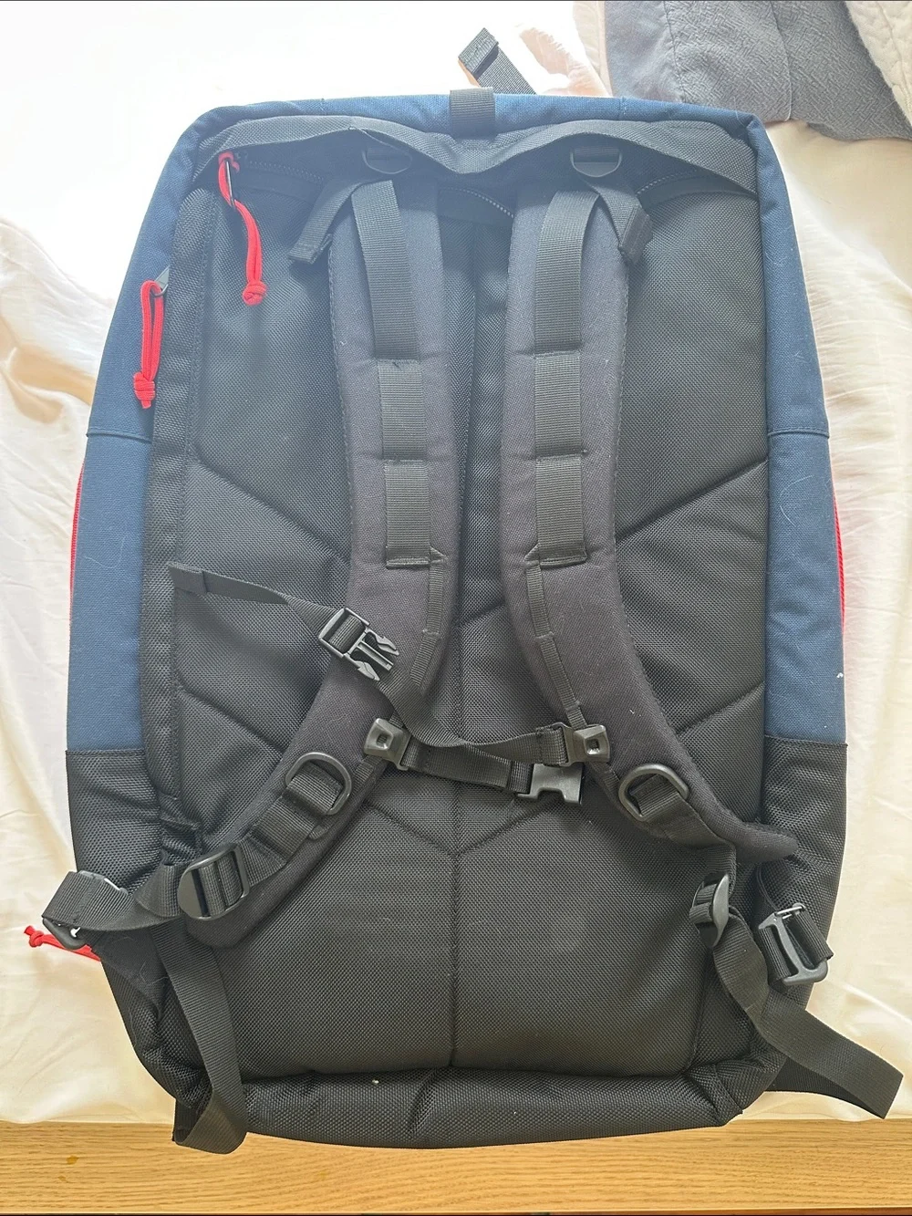 Topo Designs Navy Explorer Travel Bag 40L + 2 matching Packing Cubes